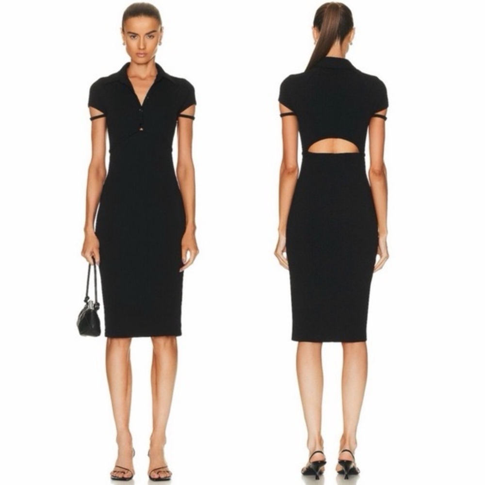 NWT Helmut lang cardigan cut out dress XS